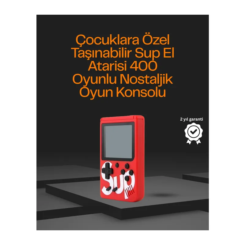 3 İnç Ekranlı Klasik Oyunlu El Konsolu