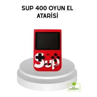 SUP Retro El Konsolu – 500 Oyun, TV Bağlantılı, 3 İnç Ekranlı Şarjlı Mini Atari