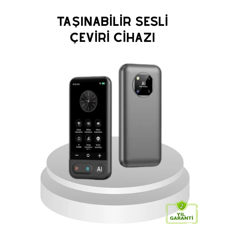 Taşınabilir Akıllı Tercüme Cihazı – Gerçek Zamanlı Ses ve Metin Çevirisi