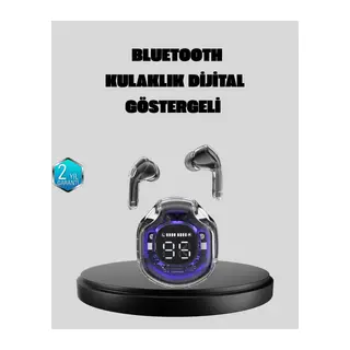 ENC Mikrofonlu Kablosuz Kulaklık Dokunmatik Kontrol ve LED Ekran Şarj Kutulu