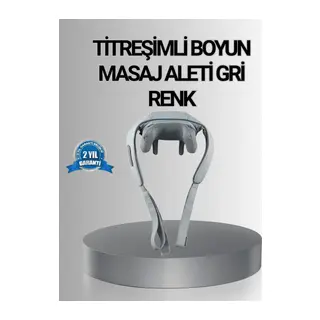 Titreşimli Boyun Masaj Cihazı Isı Terapili Şarjlı VNB-01 Ergonomik U Tasarım