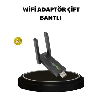 Dual Band USB WiFi Adaptör – 1200 Mbps Hız