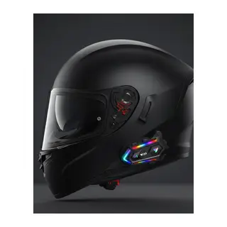 Yeni Nesil Bluetooth 5.3 Motosiklet Intercom RGB Işıklı 1000m Mesafeli