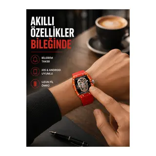Manyetik Şarjlı Akıllı Saat iOS Android Uyumlu Yeni Nesil