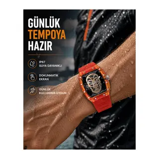 Dokunmatik Akıllı Saat Spor ve Günlük Kullanım Yeni Nesil