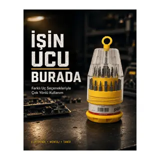 Ateşe Dayanıklı Tornavida Seti Elektronik Tamir İçin Çok Uçlu