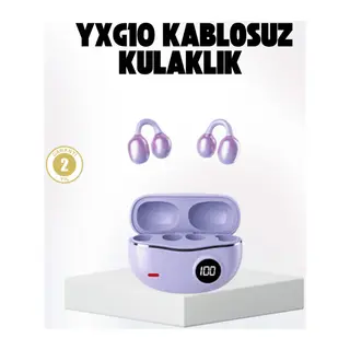 Bluetooth YXG10 Kulak Arkası Tasarım Cilt Dostu Silikon Hafif Yapı