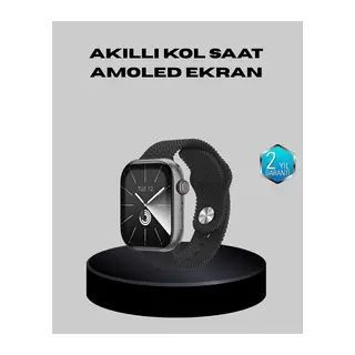 Kablosuz Şarjlı Akıllı Saat Bluetooth Arama Bildirim Destekli Uzun Pil Ömürlü