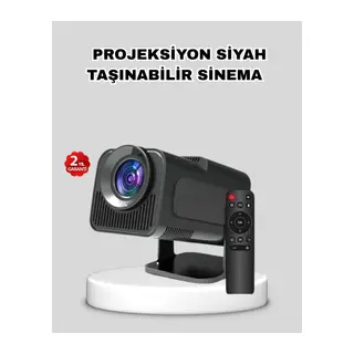 Akıllı Projeksiyon Cihazı HDMI USB Bağlantılı Taşınabilir Enerji Tasarruflu