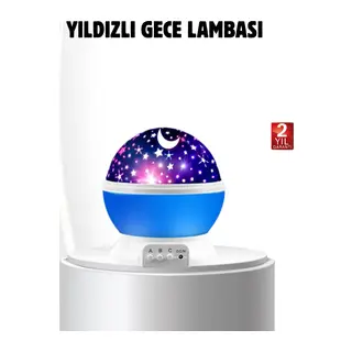 LED Gece Lambası 6 Renk Seçenekli Yumuşak Işıklı Uyku Yardımcı Lamba