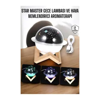 Aromaterapi Hava Nemlendirici Masa ve Gece Lambası
