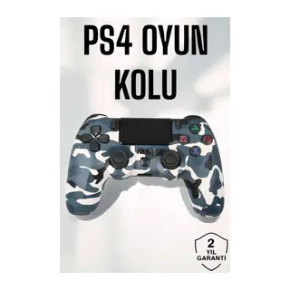 PS4 Oyun Kolu Kamuflaj Desenli Joystick