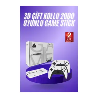 3D 4K HD 2.4G Game Stick 4K Ultra Hd Oyun Konsolu Çift Kollu