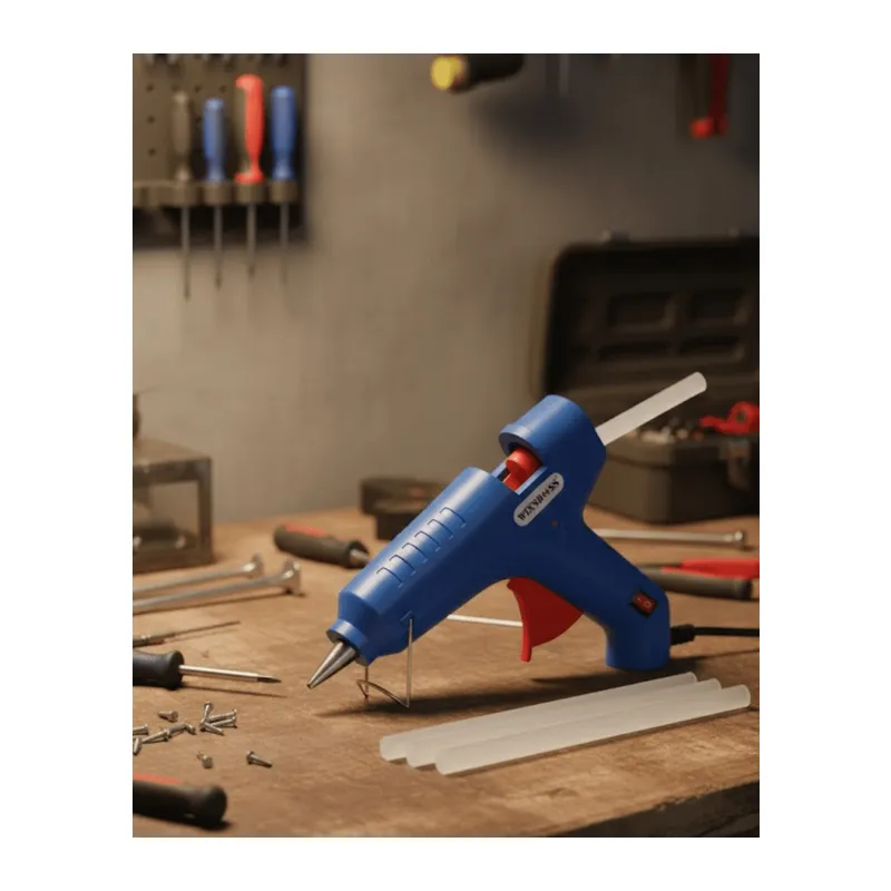Hobi ve Tamir İçin 80 W Silikon Tabancası 11 mm Uyumlu 5 Silikon Hediyeli