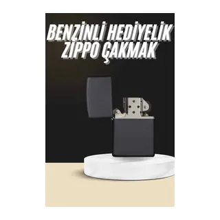 Erkeklere Özel Hediyelik Eşya Metalik Benzinli Çakmak Doldurulabilir