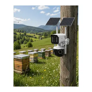 Güneş Enerjili Çiftlik Kamerası 9MP 4G SIM Kartlı Solar Güvenlik Kamerası 2 Yıl Garantili