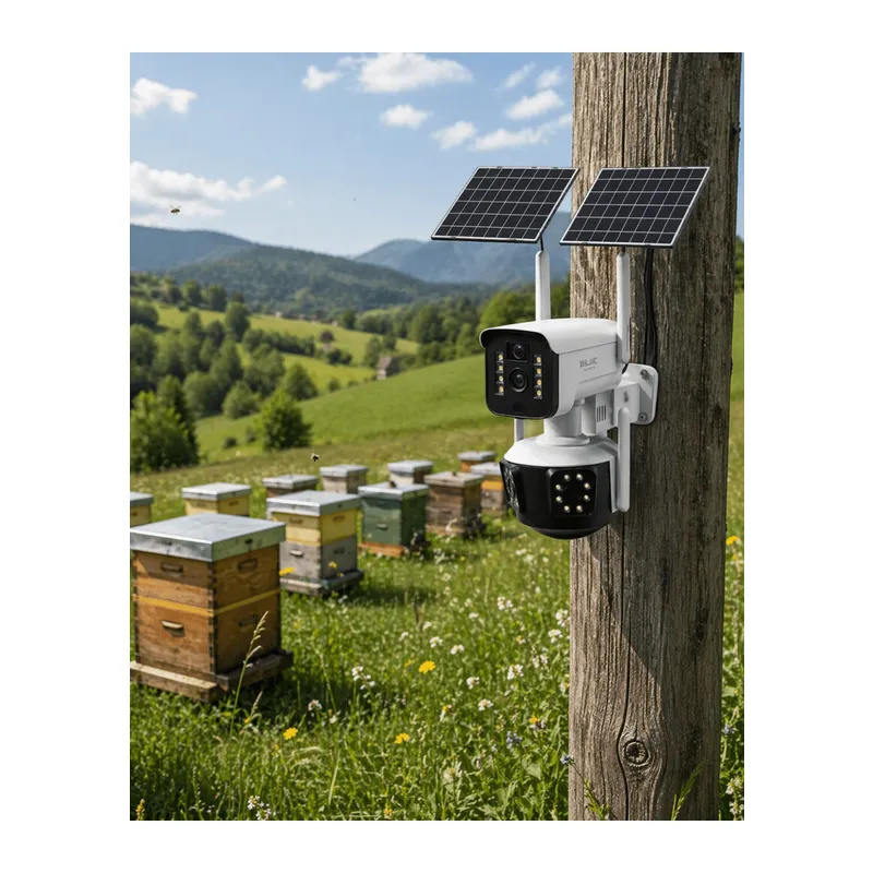 Güneş Enerjili Çiftlik Kamerası 9MP 4G SIM Kartlı Solar Güvenlik Kamerası 2 Yıl Garantili