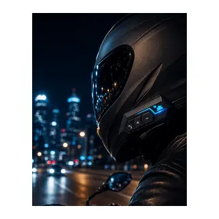 Evrensel Motosiklet Kask Bluetooth Kulaklık Uzun Pil Süreli Tasarım
