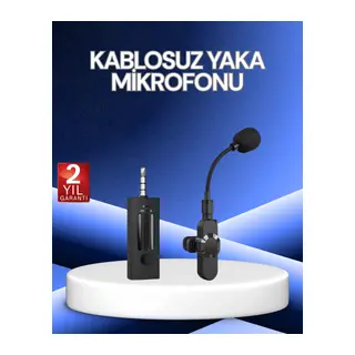 2.4 GHz Düşük Gecikmeli Kablosuz Ses Kayıt Mikrofonu