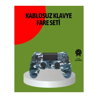 PS4 Kablosuz Oyun Kolu Gecikmesiz Bağlantılı Ergonomik Tasarımlı