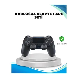 Kablosuz PS4 Oyun Kolu Çift Motor Titreşimli Uzun Bataryalı