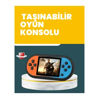 520 Oyunlu Mini Oyun Konsolu HD LCD Ekranlı