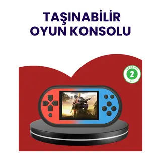 520 Oyunlu El Oyun Konsolu TV Bağlantılı HD LCD Ekranlı