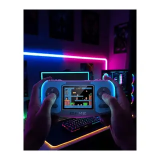 Retro El Konsolu Dahili Klasik Oyunlar AV TV Bağlantılı Şarjlı Oyun Cihazı