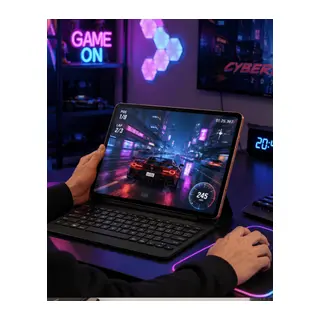 Klavyeli Tablet Bilgisayar Seti Dokunmatik Kalem ve Kılıf Destekli