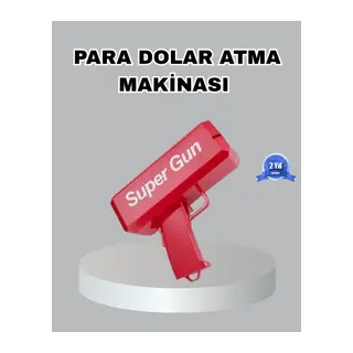 Para Saçma Makinesi Kırmızı Model 100’lü Para Hediyeli