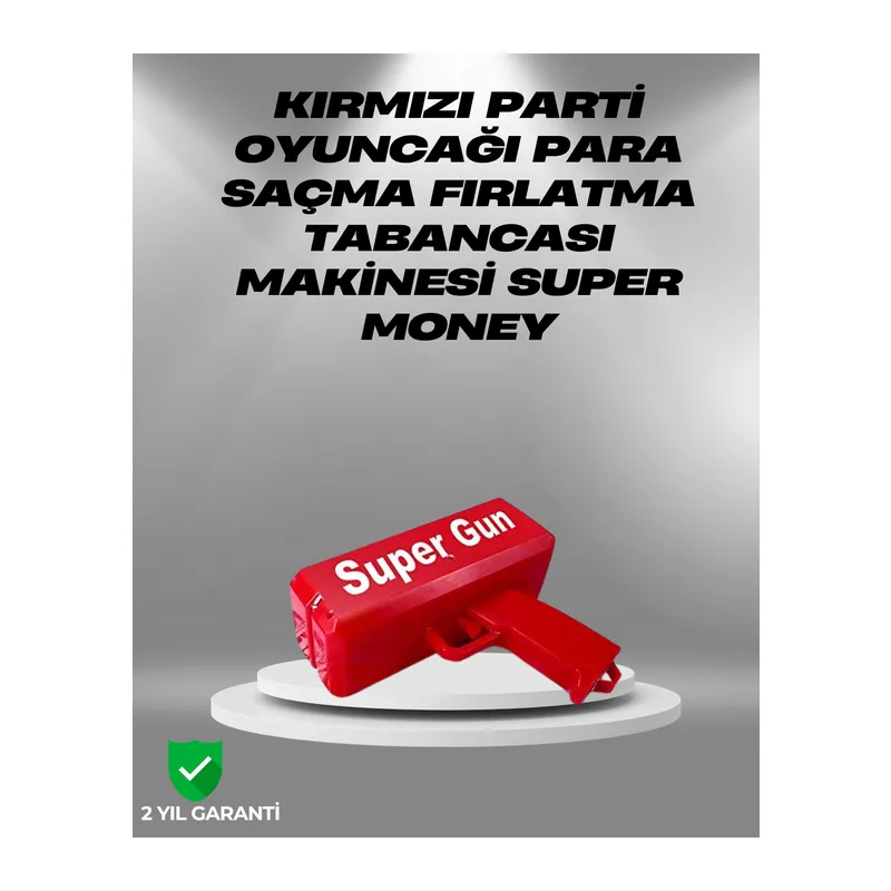 Elektrikli Money Gun Oyuncak Parti Tabancası