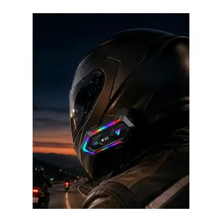 Bluetooth 5.3 Motosiklet Kask Intercom Kulaklık 1000 Metre Bağlantı