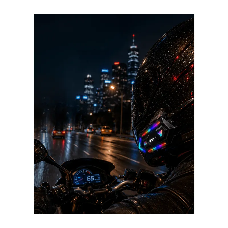Gürültü Engelleyici Motosiklet Kask Intercom Uzun Pil Ömürlü Tasarım