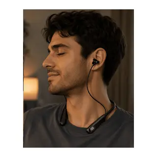 Bluetooth 5.3 Boyun Askılı Kulaklık Düşük Gecikmeli Manyetik Tasarım