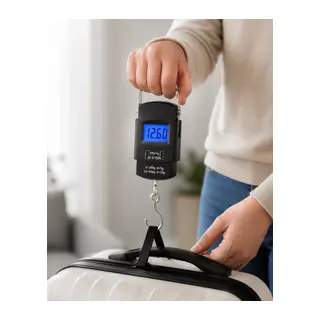 Dijital El Kantarı 50 Kg Hassas LCD Ekranlı Bagaj Tartısı