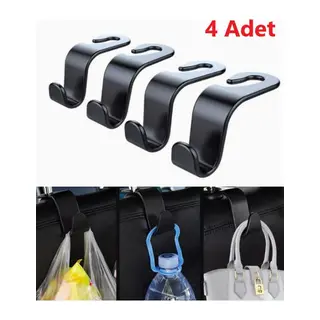 4 Adet Araba Koltuk Arkası Askı