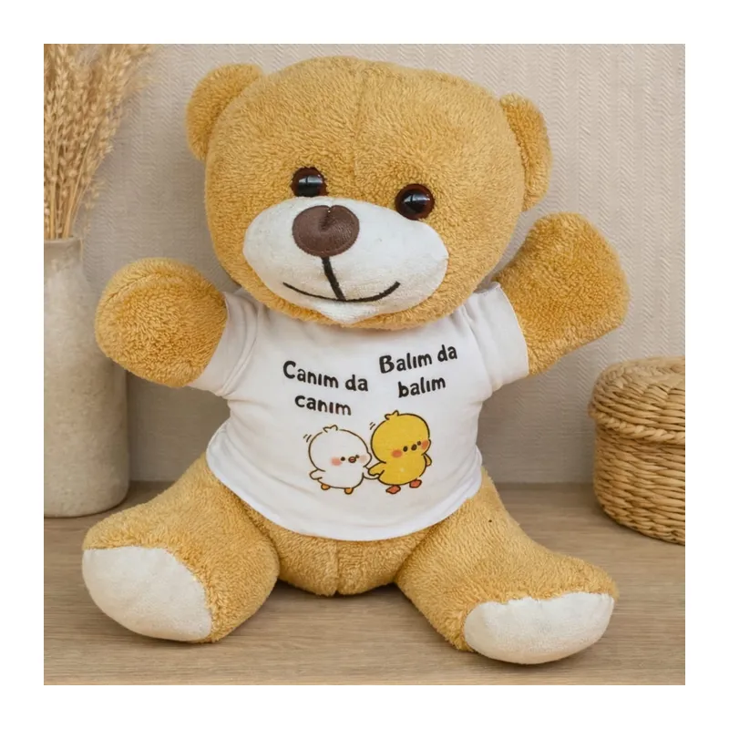 Canım da Canım Balım da Balım Tişörtlü Peluş Ayıcık