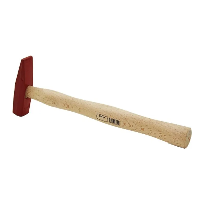 Ahşap Saplı Dövme Çelik Çekiç - 200 Gram - 27 cm