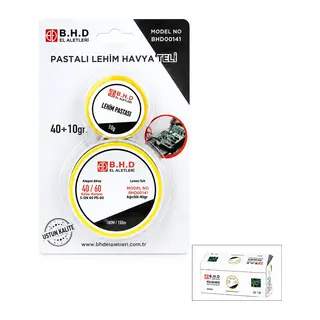 2'li Lehim Teli ve Pasta Seti - 1.2 mm