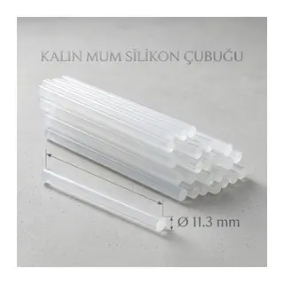 Kalın Mum Silikon Çubuğu - 11.3 mm - 1 Kilogram