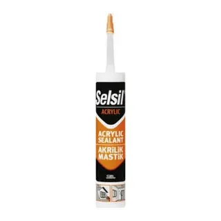 Beyaz Akrilik Mastik - Silikonize Akrilik - 500 gr