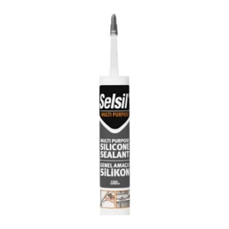 Siyah Universal Silikon - 280 gr - Dolgu Silikonu