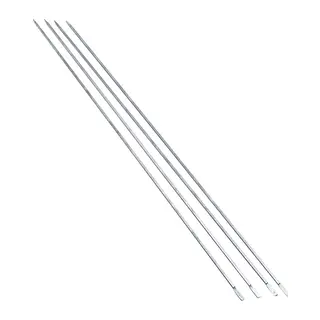 İnce Kare Kesim Metal Ciğer ve Domates Şişi - 50 cm