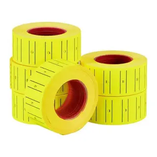 Sarı Fiyat Etiketi - 12x21 mm - Rulo
