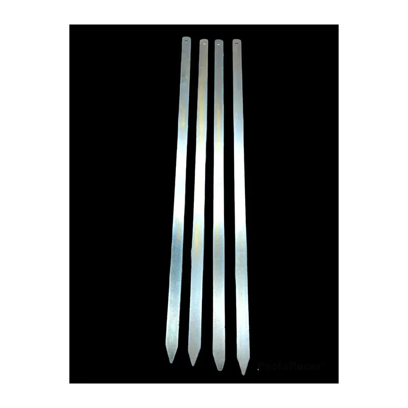 Geniş Yassı Metal Adana Kebap Şişi - 50 cm