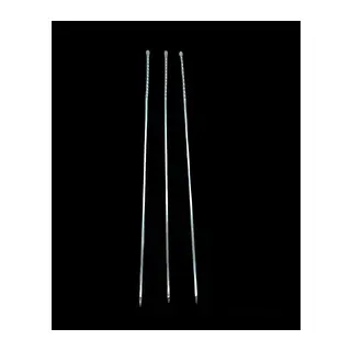 Burgulu Kuşbaşı Şişi - Metal - Kalın Kare - 50 cm