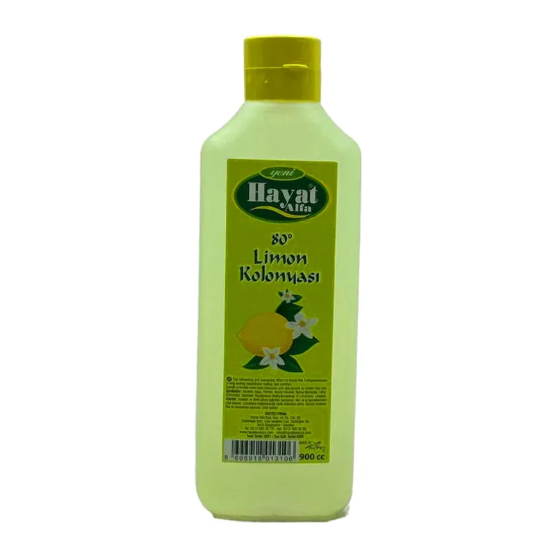 Limon Kolonyası - 900 ml - 80 Derece