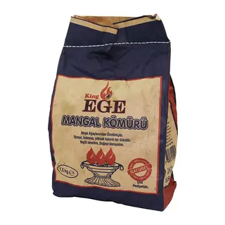 1.5 kg Mangal Kömürü - Çıra Hediyeli - Meşe Kömürü