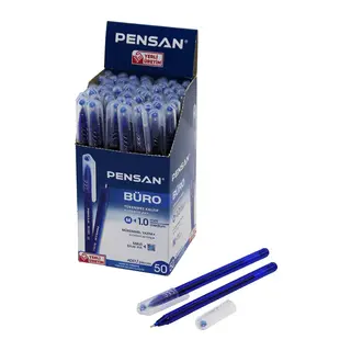 Tükenmez Kalem - Mavi Renk - 1.0 mm Medium Uç