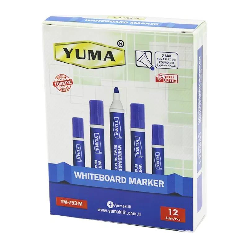 Mavi Renk Tahta Kalemi - 1.5-3 mm - Yuvarlak Uç - 1 Adet